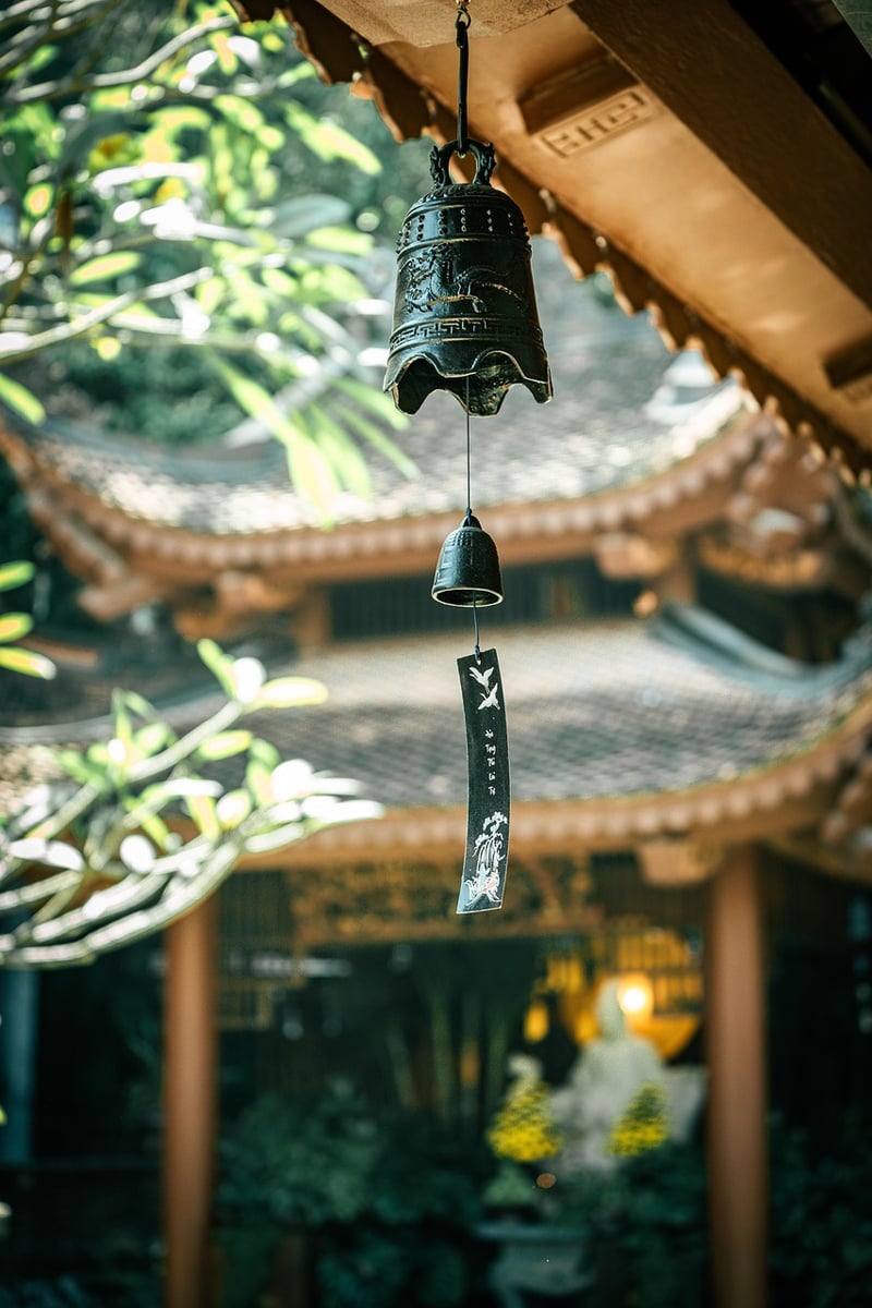Upcycled Wind Chime Garden Decor